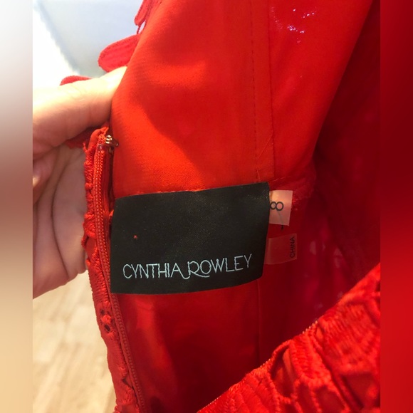 Anthropologie Cynthia Rowley Lace Midi Dress - Picture 7 of 8